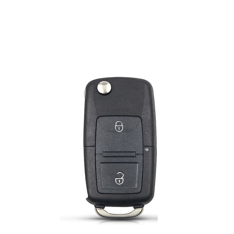 AUDI A8 Coque Clé Flip 2 Boutons - Boîtier Remplacement avec Lame HU66