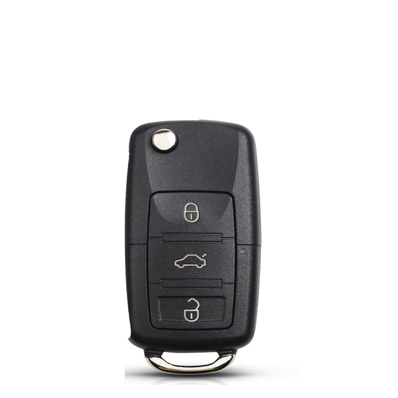 AUDI A8 Coque Clé Flip 3 Boutons