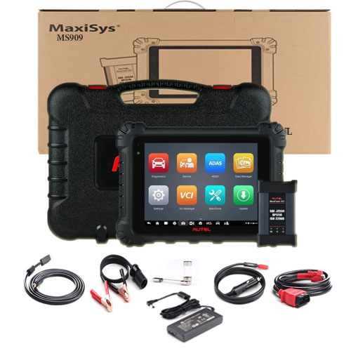 Autel MaxiSYS MS909 - Tablette Diagnostic Avancée avec 2 Ans Mises à Jour