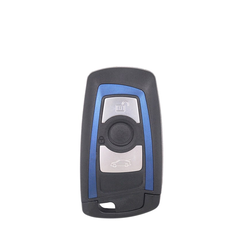BMW Coque Clé 3 Boutons F-Series - Carcasse Smart Key Noir