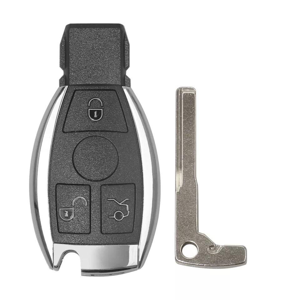 Télécommande Universelle XHORSE pour Mercedes BGA Chrome 433-315MHz 3 Boutons – Image 3