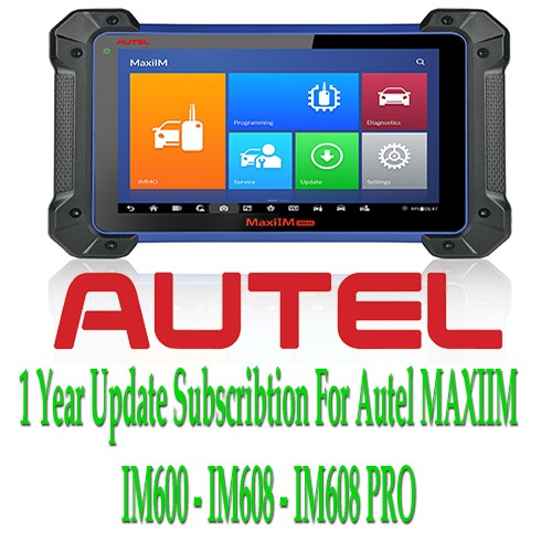 AUTEL 1 AN DE MISE A JOUR  & ABONNEMENT ANNUEL POUR IM600 & IM608 & IM608 PRO