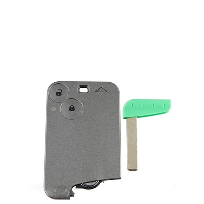 Carte Télécommande Universelle 2 Boutons Pour RENAULT LAGUNA ESPACE , Transpondeur PCF7947A/46 , 433MHZ  Sans Logo
