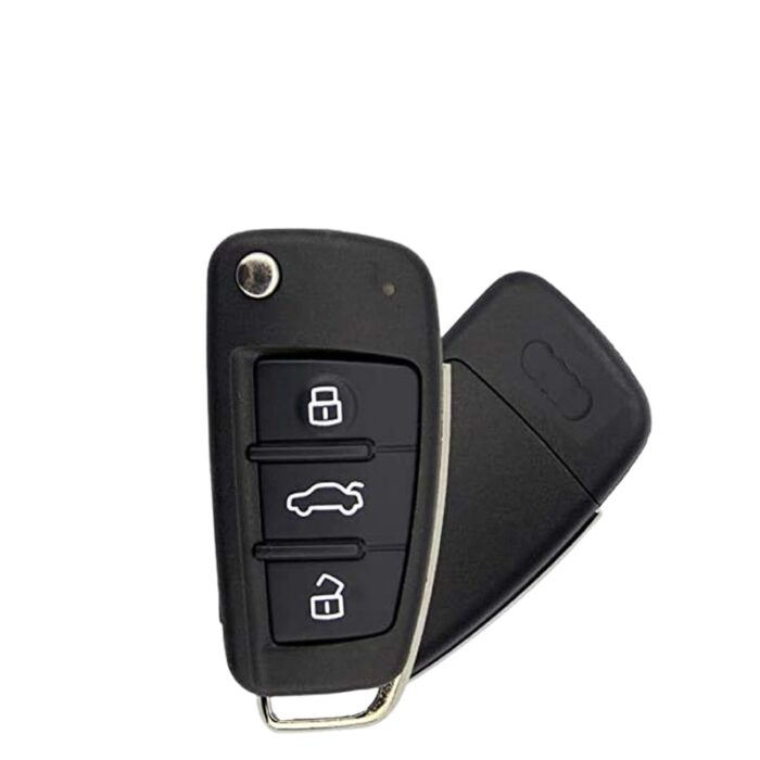 Télécommande à 3 boutons , A-UDI A4L Q5 SMART REMOTE KEY MODEL 754C 315MHZ 8P0837220E/8P0837220G ID48 CHIP,HU66 KEYWAY