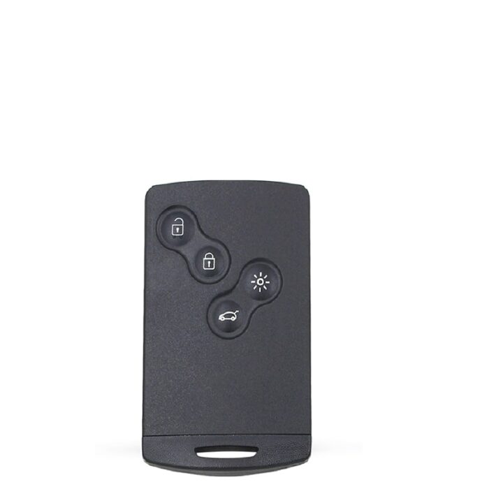 Carte Télécommande Universelle 4 Boutons Pour CLIO 4 , Captur 2016 , 433Mhz, transpondeur PCF7953M / 4A