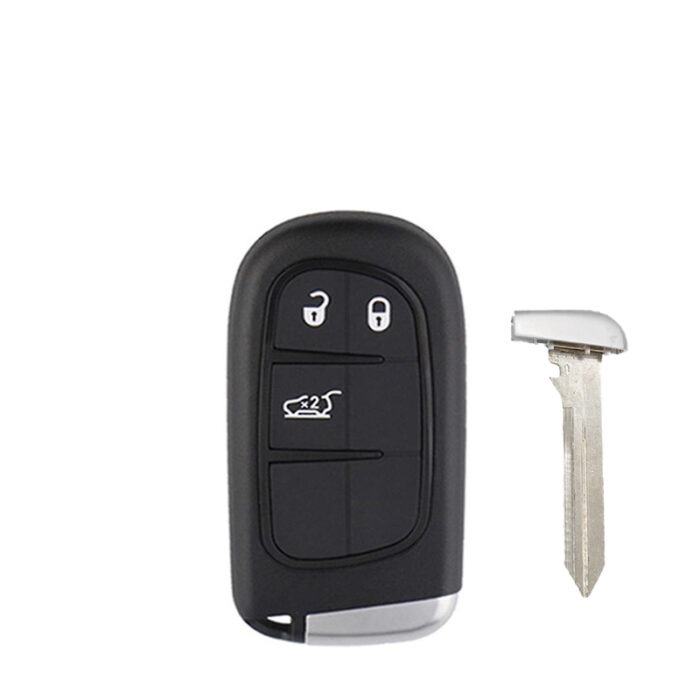 Télécommande à 3 boutons   , 433 Mhz , Transpondeur  PCF7953M / ID4A , Pour JEEP CHEROKEE