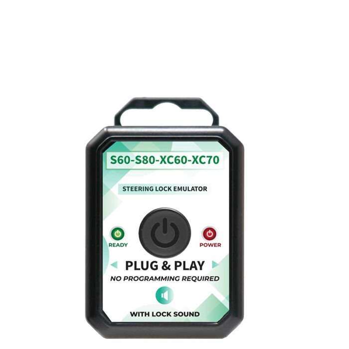 Emulateur & Simulateur de verrouillage de direction pour VOLVO S60-S80-XC60-XC70 avec Son de verrouillage