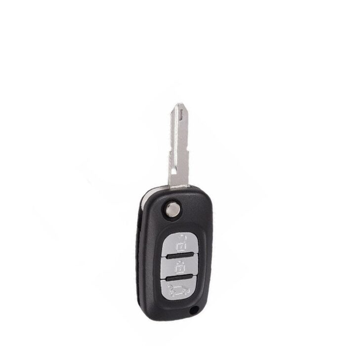 Télécommande à 3 boutons  , 433 Mhz FSK , Transpondeur  PCF7926A / PCF7922A / ID46 ,  Pour RENAULT PEUGEOT