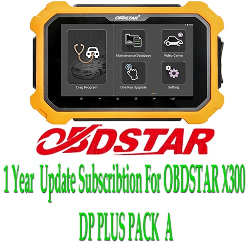 OBDSTAR X300 DP PLUS PACK A, ABONNEMENT ANNUEL