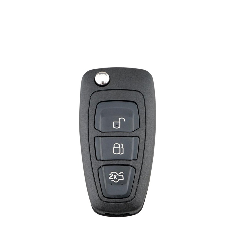 Télécommande à 3 boutons   , 433 Mhz , Transpondeur 4D63+ / Copy 80 BIT , Pour Ford  / MAZDA HU101 – Image 2