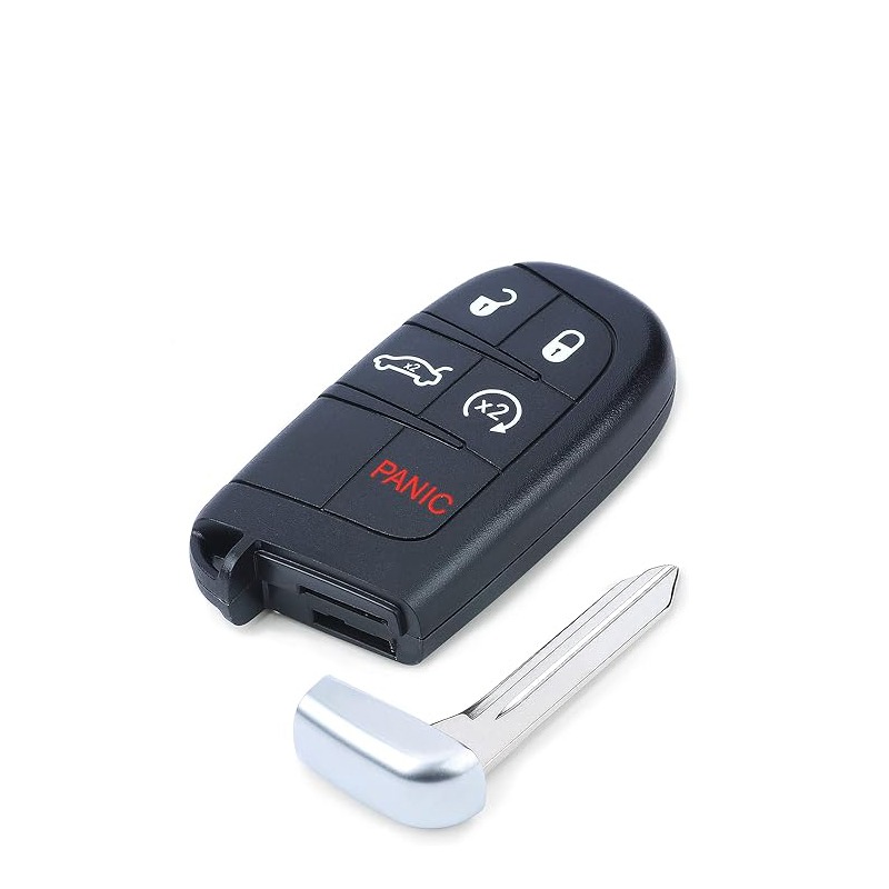 Télécommande à 3 boutons + 1 boutons , 433 Mhz , Transpondeur PCF7953/ ID46 , Pour C-HRYSLER – Image 3