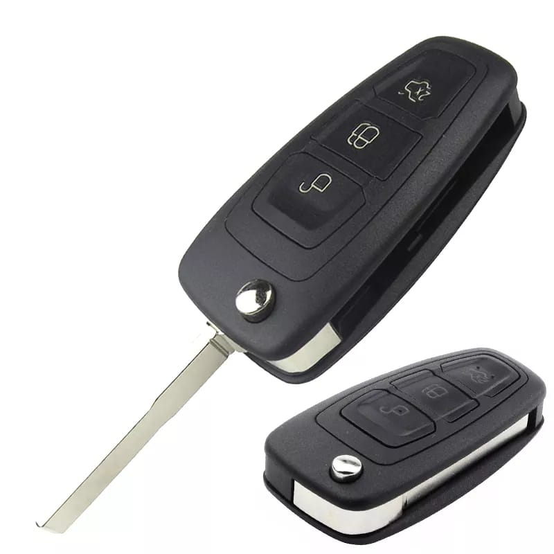 Télécommande à 3 boutons   , 433 Mhz  FSK, Transpondeur 4D63+ / 80 BIT , Pour FORD MONDEO / MAZDA HU101 – Image 3