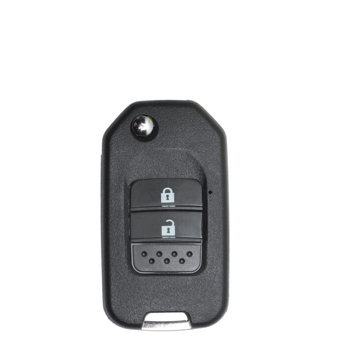 Télécommande à 2 boutons   , 433 Mhz , Transpondeur PCF7961x / ID47 , Pour HONDA