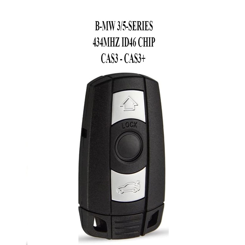 Télécommande à 3 boutons , B-MW 3/5-SERIES REMOTE KEY 434MHZ PCF7945A – PCF7953A / ID46 CHIP CAS3,CAS3+ – Image 2