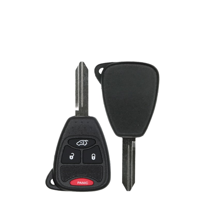 Télécommande à 3 boutons  + 1 boutons, 433 Mhz , Transpondeur PCF7941A / ID46 , Pour C-HRYSLER/D-ODGE/JEEP – Image 3