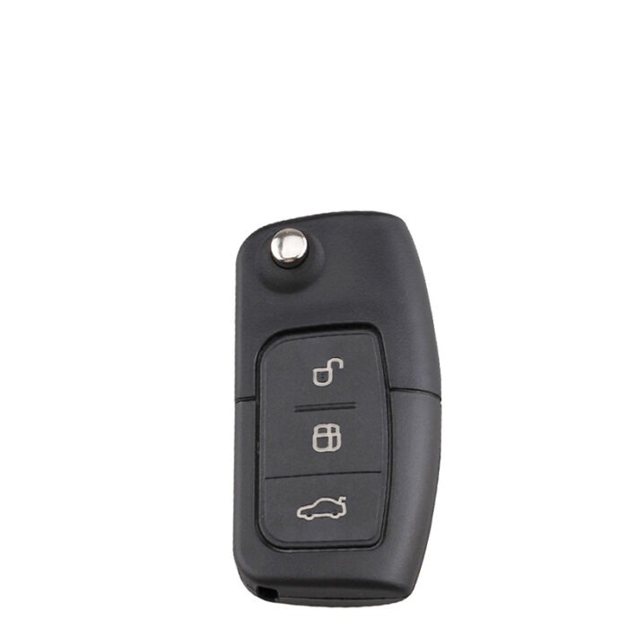 TELECOMMANDE 3 Boutons pour  FORD FOCUS, 433 MHZ  Transpondeur ( 4D63+ ) il est possible de changer a ( 4D83+)   / HU101 BLADE