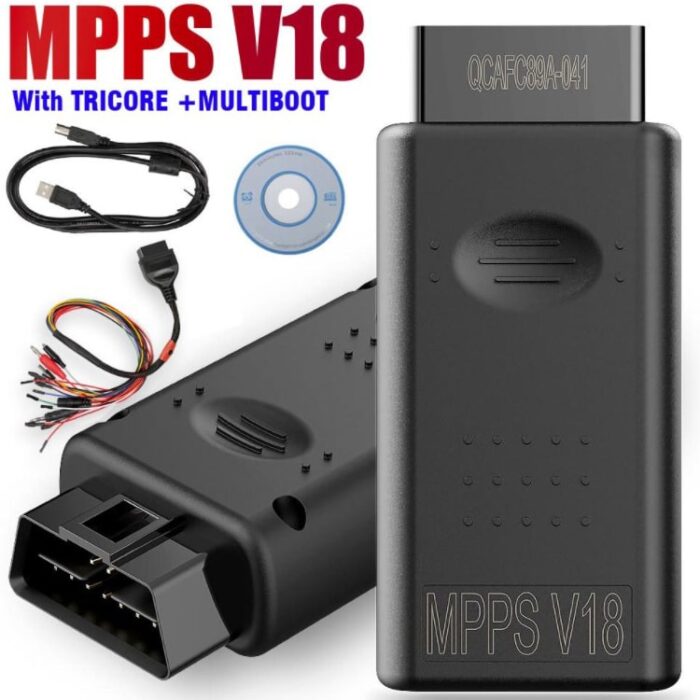 MPPS V18 MAIN + TRICORE + MULTIBOOT avec Breakout Tricore Cable Support Checksum et ECU Recovery Function