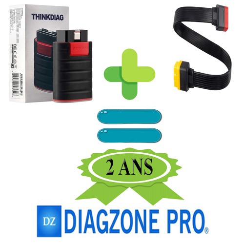 Thinkdiag + 2 ans diagzone + Rallonge OBD