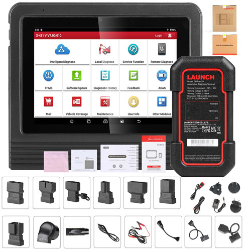 LAUNCH X431 V 8 FULL SYSTEM DIAGNOSTIC TOOL AVEC 16 RESET SERVICE FUNCTION
