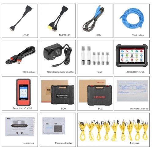 Launch X431pro V5 SmartLink Diagnostic Tool pour 12V 24V – Image 4