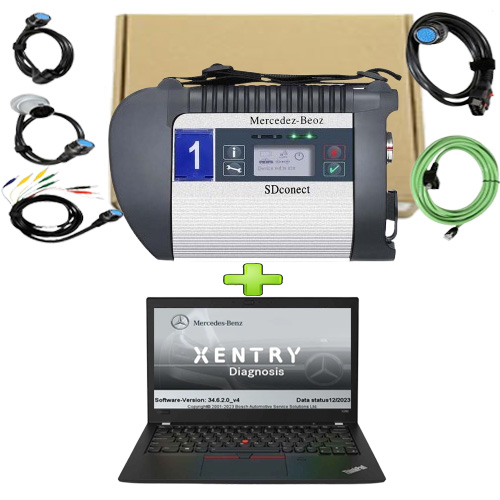 PACK Star C4 Support Doip avec ordinateur portable LENOVO X280 I5-8TH SSD/M2 512G 8RAM pour outil de diagnostic Benz Xentry 09.2023