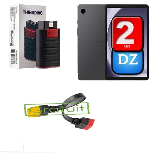 Pack Thingdiag  outil de diagnostic automobile professionnel Support multi-langues + Tablette Samsung A9  64G 4 Ram  + 2 ans de mise à jour  Diagzone